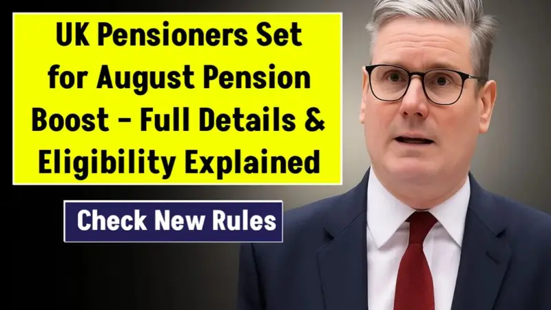 UK Pensioners Set for August Pension Boost
