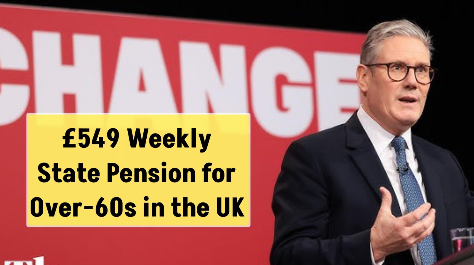 £549 Weekly State Pension for Over-60s in the UK