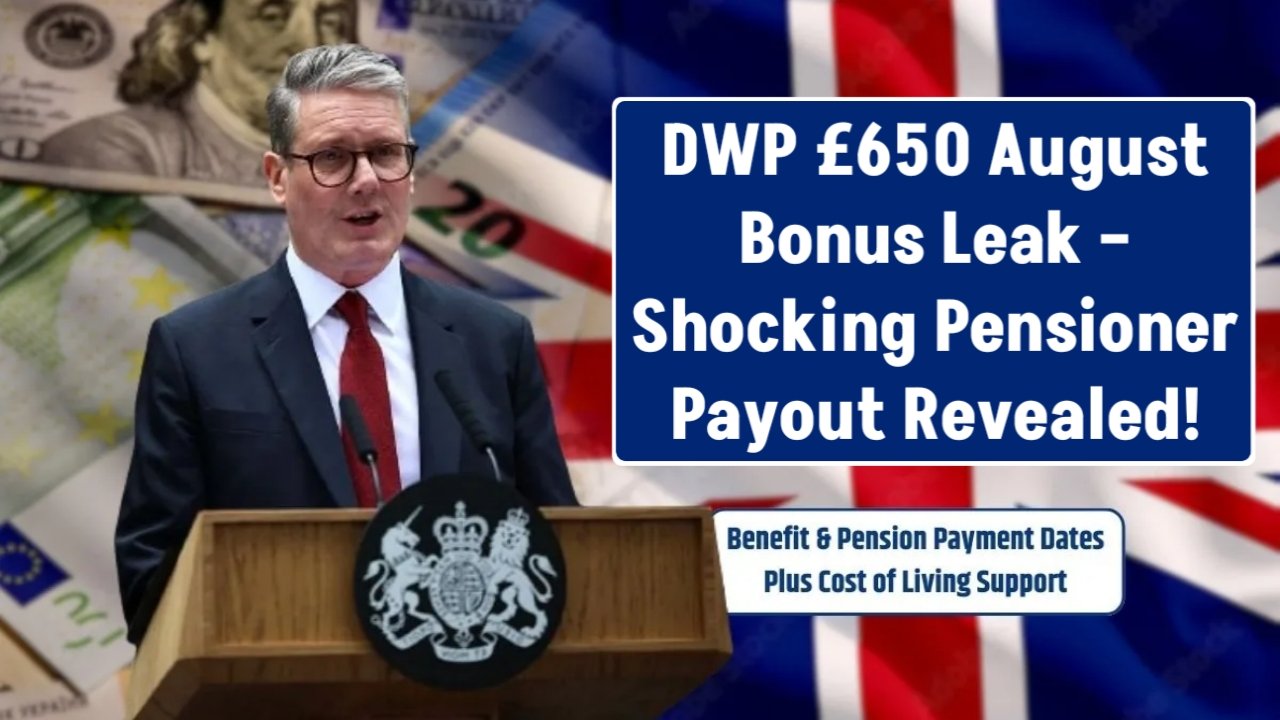 DWP £650 August Bonus Leak