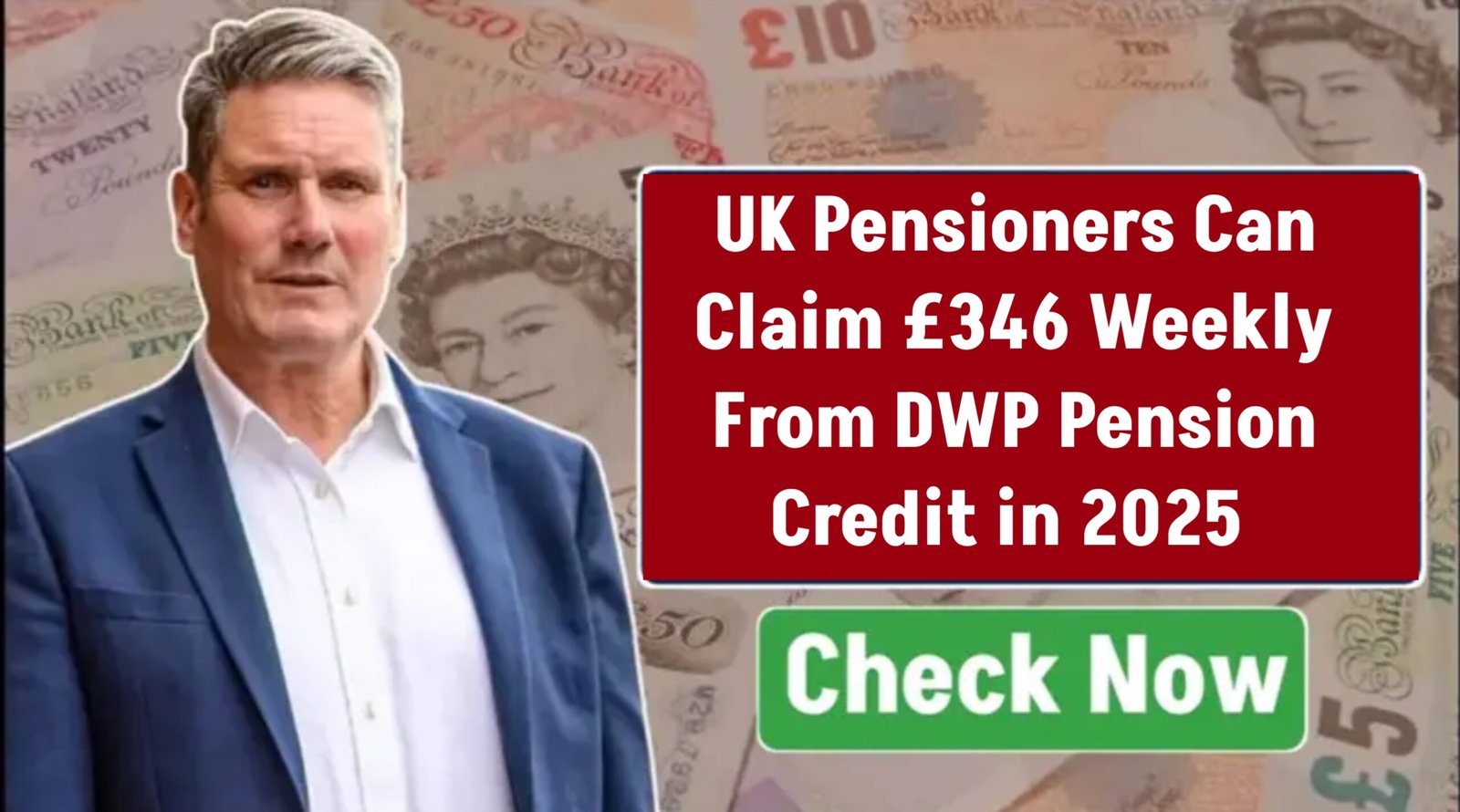 UK Pensioners Can Claim £346 Weekly From DWP Pension Credit in 2025