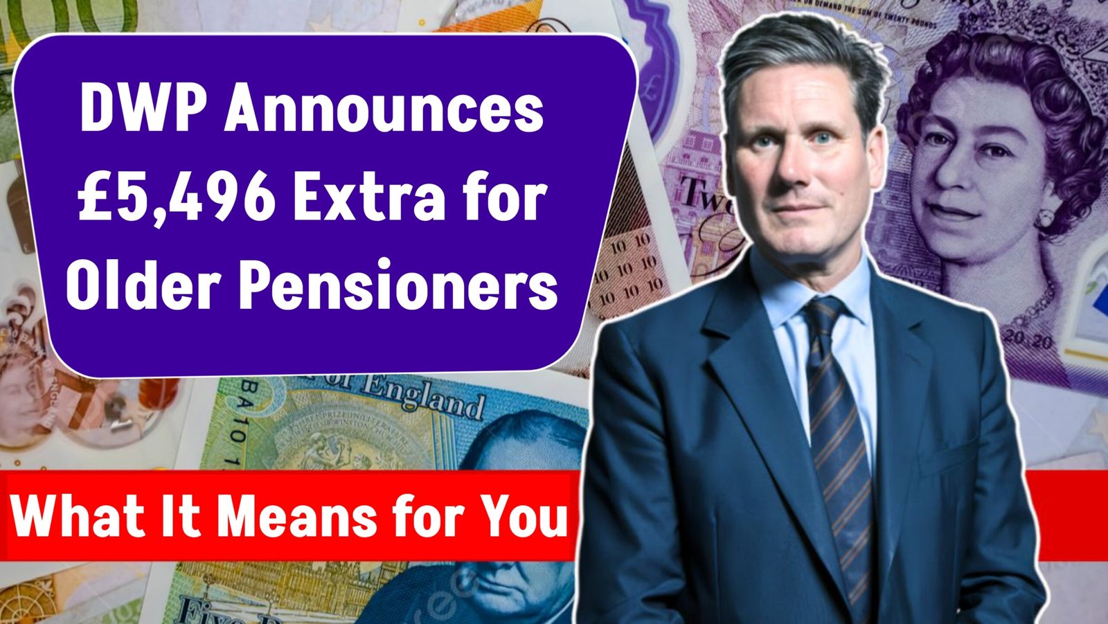 DWP Announces £5,496 Extra for Older Pensioners
