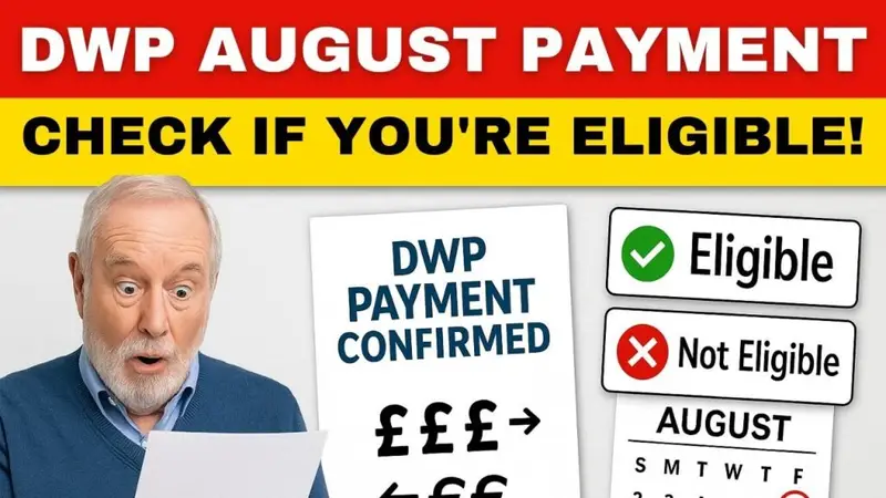 DWP £300 August Payment Confirmed